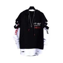 Hoodies Casuais Pretos Y2K Para Homens, Moda De Rua Hip Hop, Sweatshirts De Anime Para Dança Hoodies Casuais Pretos Y2K Para Homens, Moda De Rua Hip Hop, Sweatshirts De Anime Para Dança