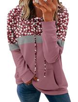 Hoodies Onlypuff, moletons, pulôver, túnica com capuz, rosa, S