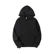 Hoodies Oversize Em Cores Sólidas Para Homens E Mulheres, Pullover Casual, Moletom Preto Para