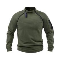 Hoodies Táticos Masculinos Em Fleece, À Prova De Vento, Térmicos, Com Zíperes E Mangas Longas Para Hoodies Táticos Masculinos Em Fleece, À Prova De Vento, Térmicos, Com Zíperes E Mangas Longas Para