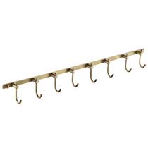 Hook Rack WINCASE Antique Brass 8 Hook Coat, banheira, montado na parede