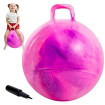 Hopper Ball Upper Rider Clouds de 20 polegadas roxo rosa para crianças de 6 a 12 anos