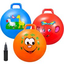 Hopper Ball Ynanimery Bouncy Balls com alça para crianças de 3 a 8 anos Hopper Ball Ynanimery Bouncy Balls com alça para crianças de 3 a 8 anos