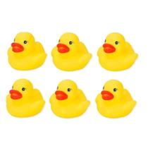 Hora do Banho 6 Patos Patinhos Amarelos Vinil de Esguichar Atóxicos - Zoop