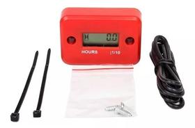 Horimetro Br Parts - 54X33X9 Mm - Vermelho