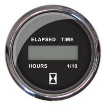 Horímetro Faria Chesapeake 13715 em aço inoxidável 12-32VDC Horímetro Faria Chesapeake 13715 em aço inoxidável 12-32VDC