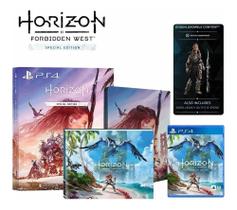 Horizon Forbidden West PS 4 Steelbook Dublado em Português Mídia Física