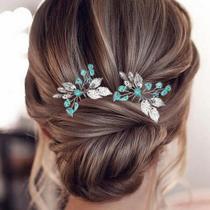 Horquillas EARENT Turquesa para Boda y Accesorios para Novias para Mujer