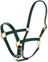 Horse Halter Hamilton Nylon Arabian 3/4 polegadas verde escuro Horse Halter Hamilton Nylon Arabian 3/4 polegadas verde escuro