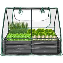 Horta Metálica com Toldo de Proteção 90x180cm Preto