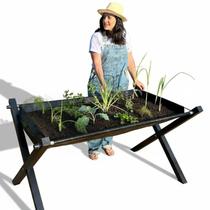 Horta Suspensa Vertical - jardineira floreira para plantar