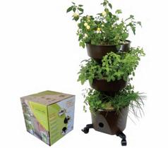 Horta Vertical Auto Irrigável Verde Vida - ACOMPANHA RODÍZIO Cor