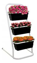 Horta Vertical Jardineira Floreira Al-263 3 Cestos Horta Vertical Jardineira Floreira Al-263 3 Cestos