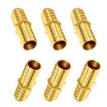 Hose Barb Fitting JoyTube Brass Splicer Mender 3/8", pacote com 25 Hose Barb Fitting JoyTube Brass Splicer Mender 3/8", pacote com 25