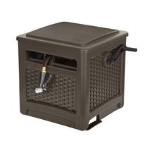 Hose Hideaway Suncast Outdoor Resin Wicker 68m Java