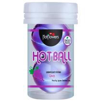 Hot Ball Explosiva Sabor Uva Hot Flowers Lubrificante Aromático Hot Ball Explosiva Sabor Uva Hot Flowers Lubrificante Aromático