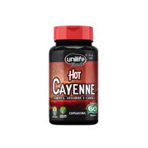 Hot Cayenne Unilife Pimenta, Gengibre e Canela 500mg 60 Capsulas
