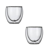 Hot Cold Copo Vidro Conj 2 Peças Kenya Transparente 250Ml