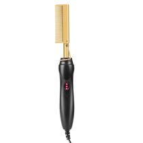 Hot Comb Wet Dry Hair Use Cabelo Curling Iron Straightener Eco-friendly Elétrico - HUOGUO