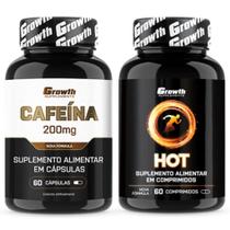 Hot Termogênico 60 Caps + Cafeína 200mg 60 Caps Growth