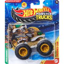 Hot Wheels - 1:64 - Scratch Attack - Monster Trucks - JDP68 Hot Wheels - 1:64 - Scratch Attack - Monster Trucks - JDP68