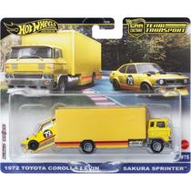 Hot Wheels - 1972 Toyota Corolla Levin e Sakura Sprinter - Team Transport - JBM34
