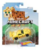 Hot Wheels 2020 Minecraft Gaming 1/64 Character Cars -Ocelot Vehicle (7/7)