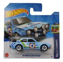 Hot Wheels '70 Ford Escort Rs1600 244/250 Rally Champs 5/5