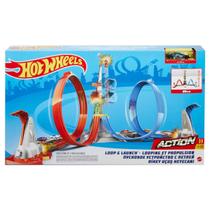 Hot wheels action pista com looping alavanca desafio da altura - mattel grw39 Hot wheels action pista com looping alavanca desafio da altura - mattel grw39