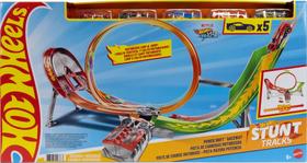 Hot Wheels Action Turbo Looping c/ 5 Carros - Mattel