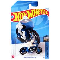 Hot Wheels Básico Mattel Factory Fresh Triumph Tiger 100 1966 (Lote Q - 2024)