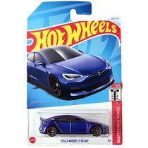 Hot Wheels Básico Mattel Quarter Mile Heroes Tesla Model S Plaid (Lote P - 2024)