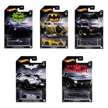 Hot wheels batman dc - coleção completa (5 veículos)