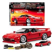 Hot Wheels Brick Shop Blocos Montar Custom Acura NSX 90 Exclusiva Miniatura Metal 876 peças