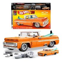 Hot Wheels Brick Shop Blocos Montar Custom Chevy 62 Pickup Exclusiva Miniatura Metal 858 peças
