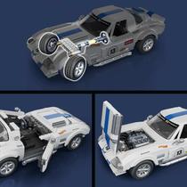 Hot wheels brick shop - carro 63 corvette grand sport 1:16