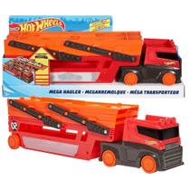 Hot Wheels Caminhão Mega Reboque Cegonha Vermelho Mattel