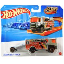 Hot wheels - caminhao track stars - scania rally truck