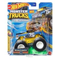 Hot Wheels Carrinho Monster Trucks 1:64 - Mattel Fyj44