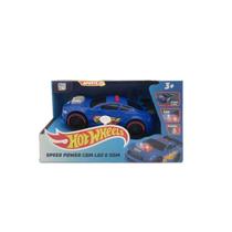 Hot Wheels Carro Speed Power Azul com Luz e Som Multikids - BR1821