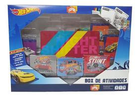 Hot Wheels Cartas, Jogos, Giz De Cera E Adesivos Box Copag