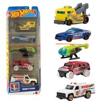 Hot Wheels Cartela 5 Carrinhos 1806A40 - Mattel