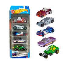 Hot Wheels Cartela de Carrinhos com 5 Mattel - Escolha o Kit