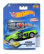 Hot Wheels Chave Lançadora Radical Veiculo Verde Fun 34