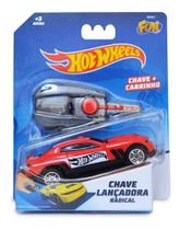 Hot Wheels Chave Lançadora Radical Vermelho - Fun F00034 Hot Wheels Chave Lançadora Radical Vermelho - Fun F00034