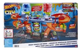 Hot Wheels City Mega Car Wash Mattel Hdp05 Cor Colorido