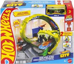 Hot Wheels City Pista Ataque de cobra HDR29-Mattel