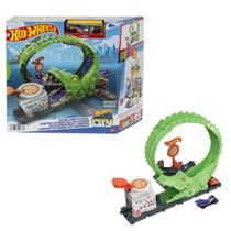 Hot wheels city pista ataque do crocodilo - mattel hkx39