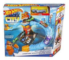 Hot Wheels City - Pista Ataque Do Gorila Mattel - Cores Variadas