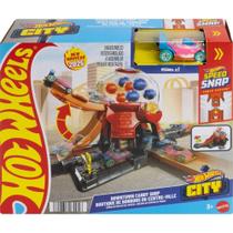 Hot Wheels City Pista Loja de Doces da Cidade Mattel - JBM62